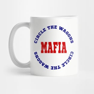 Buffalo Football Circle the Wagons Mafia Mug